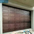 Puerta de garaje seccional de acero de aluminio o galvanizado personalizado